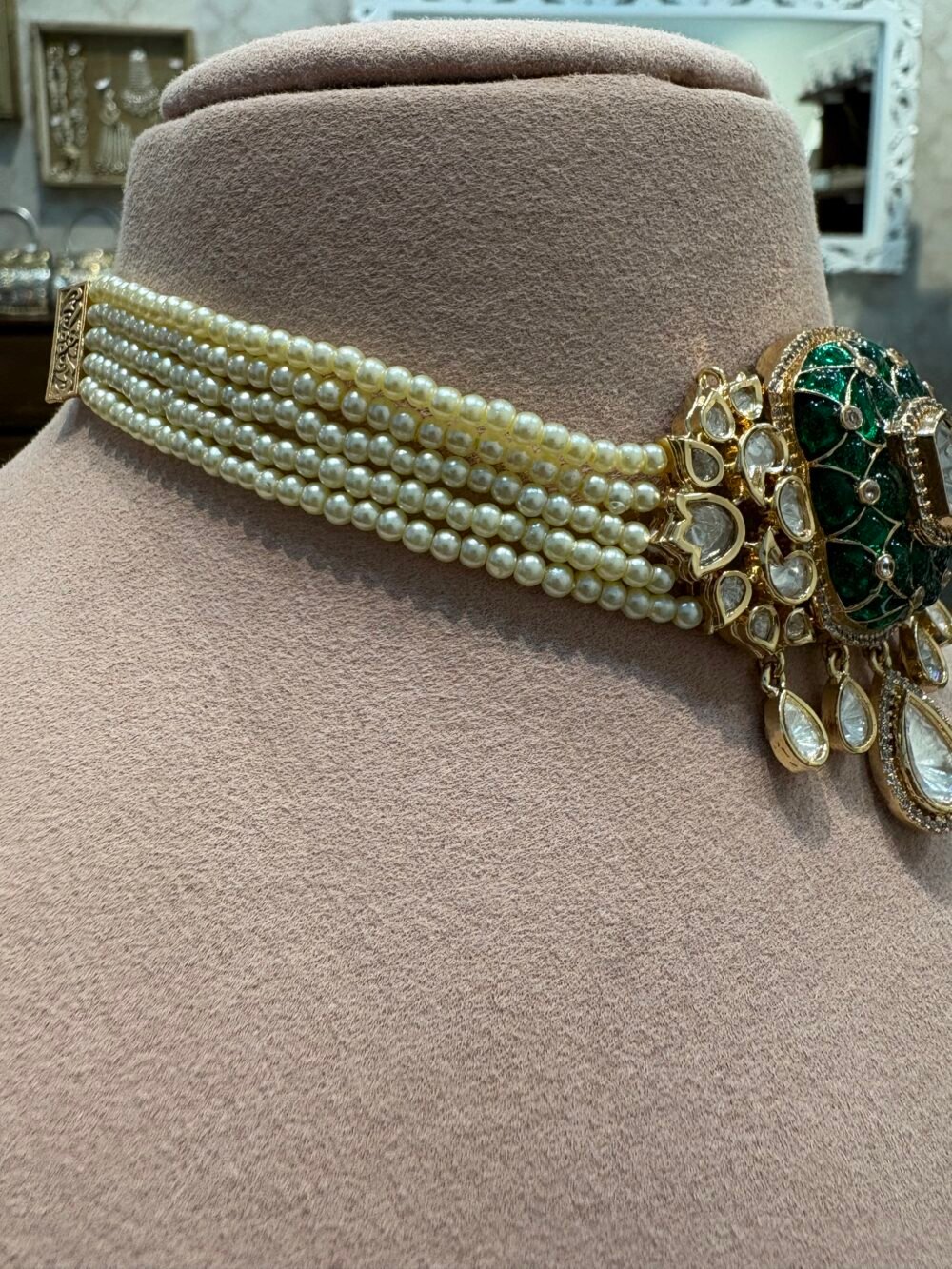 Chahak Polki Choker Set - Image 5