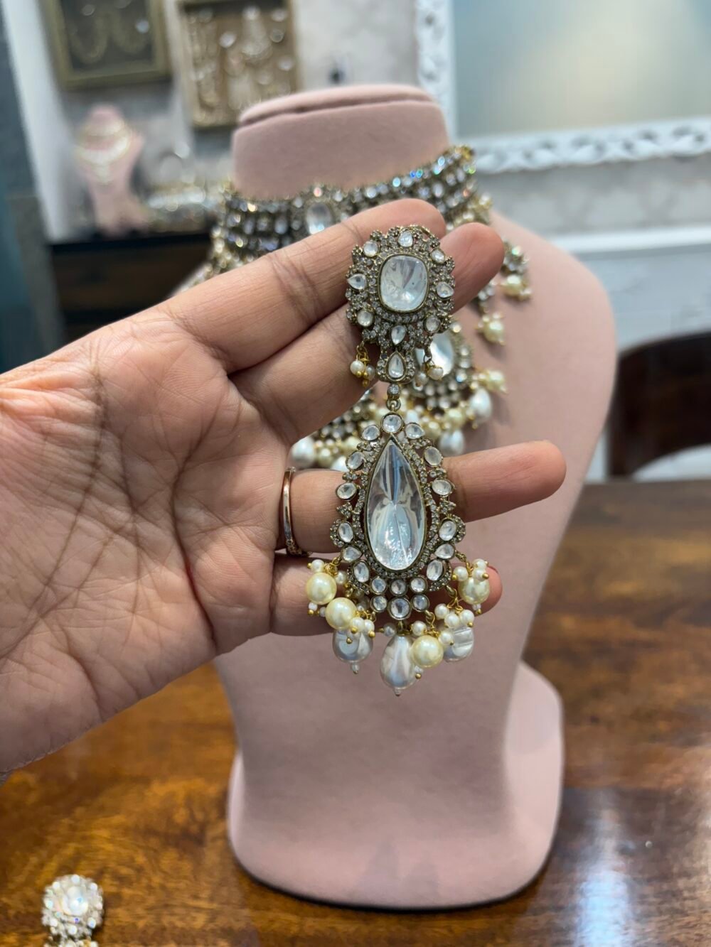 Ameyaa Polki Choker Set - Image 8
