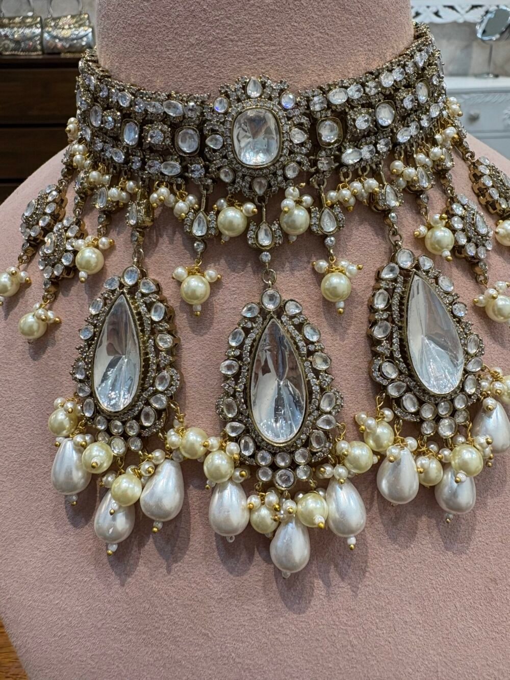Ameyaa Polki Choker Set - Image 3