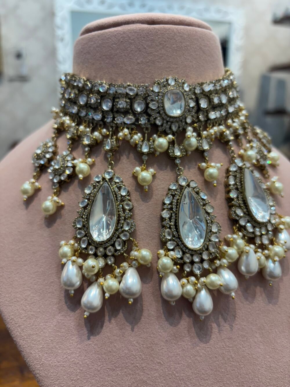 Ameyaa Polki Choker Set - Image 2