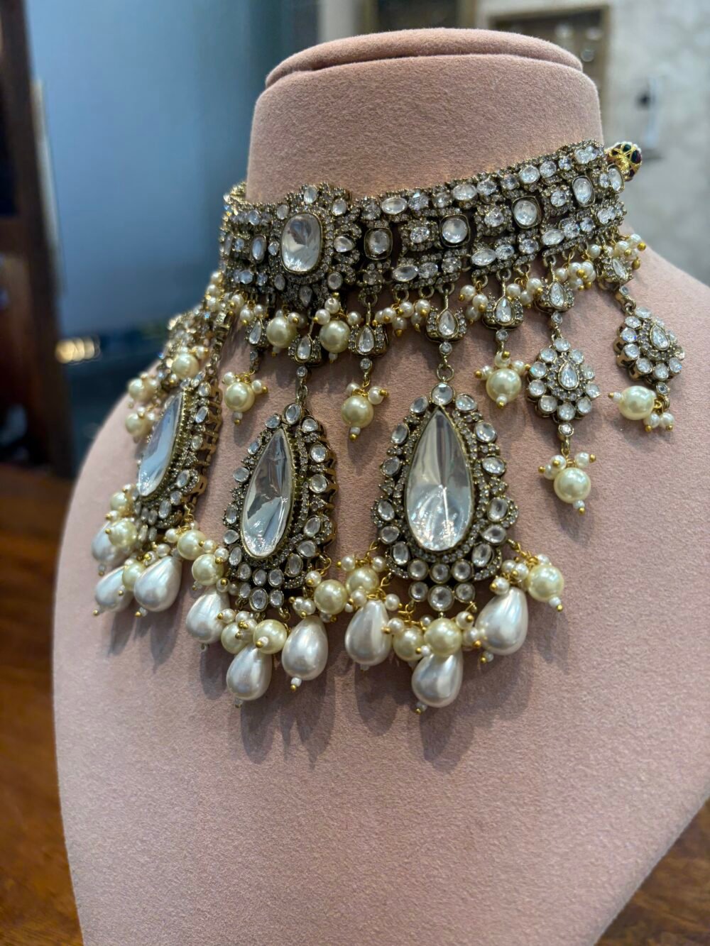 Ameyaa Polki Choker Set - Image 6