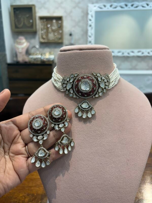 Chayana Polki Choker Set