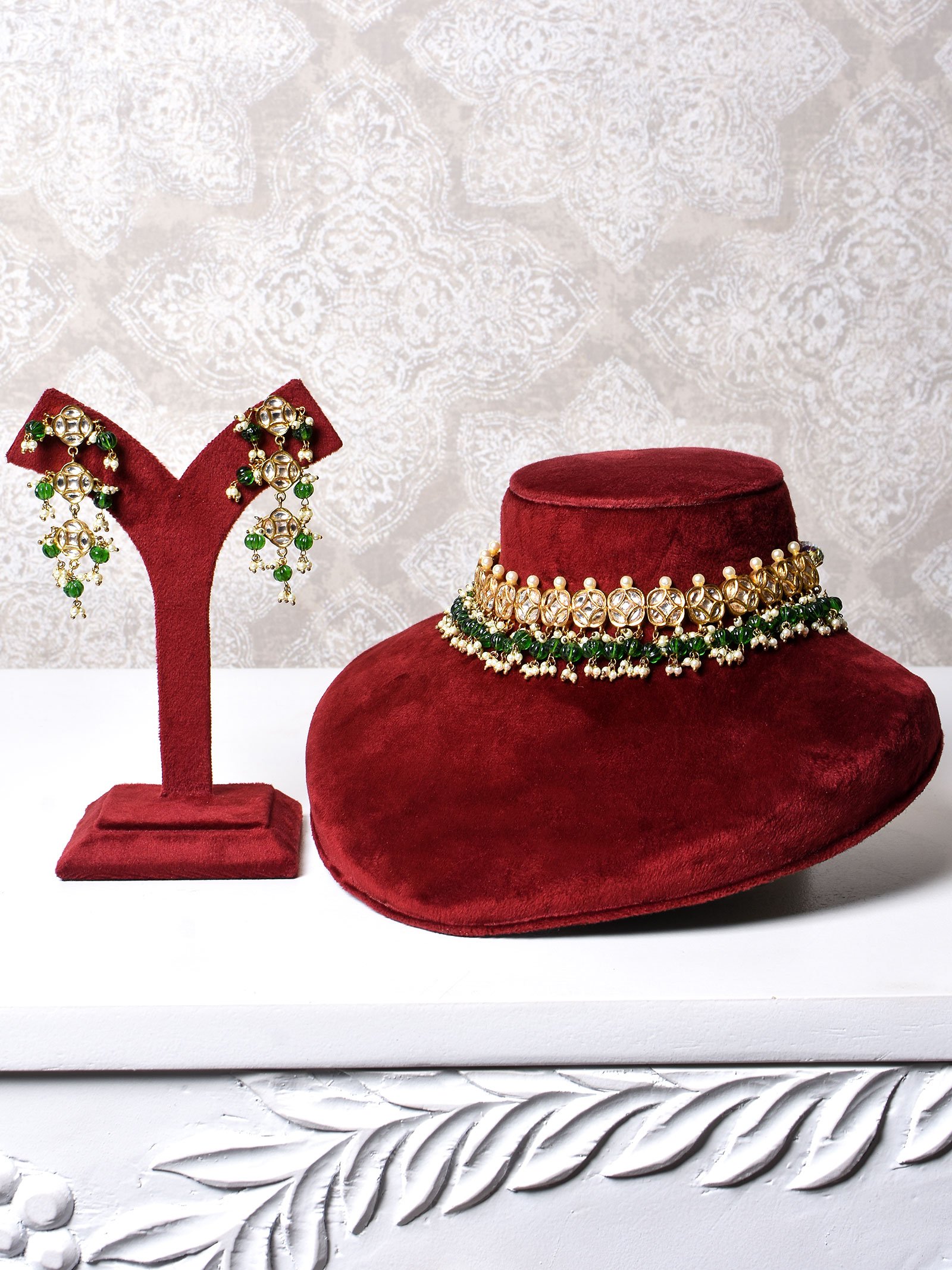Darshi Polki Choker Set