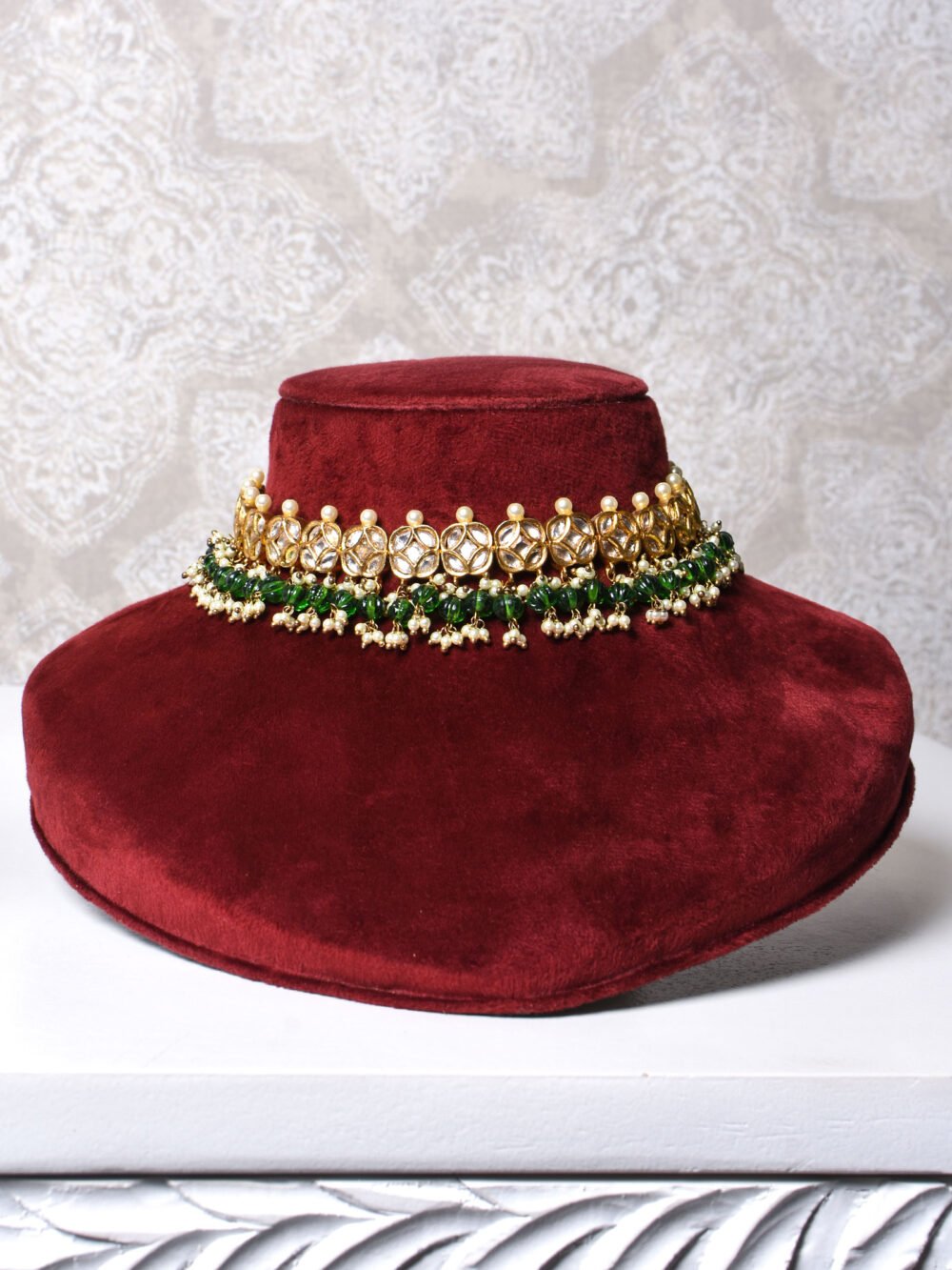 Darshi Polki Choker Set - Image 6