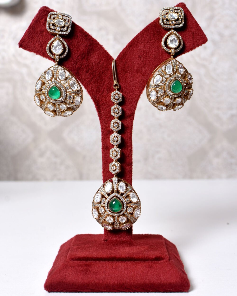 Aishini Polki Necklace Set - Image 4