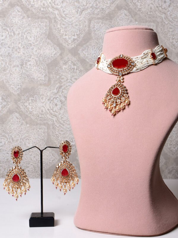 Jaagrithi Polki Choker Set