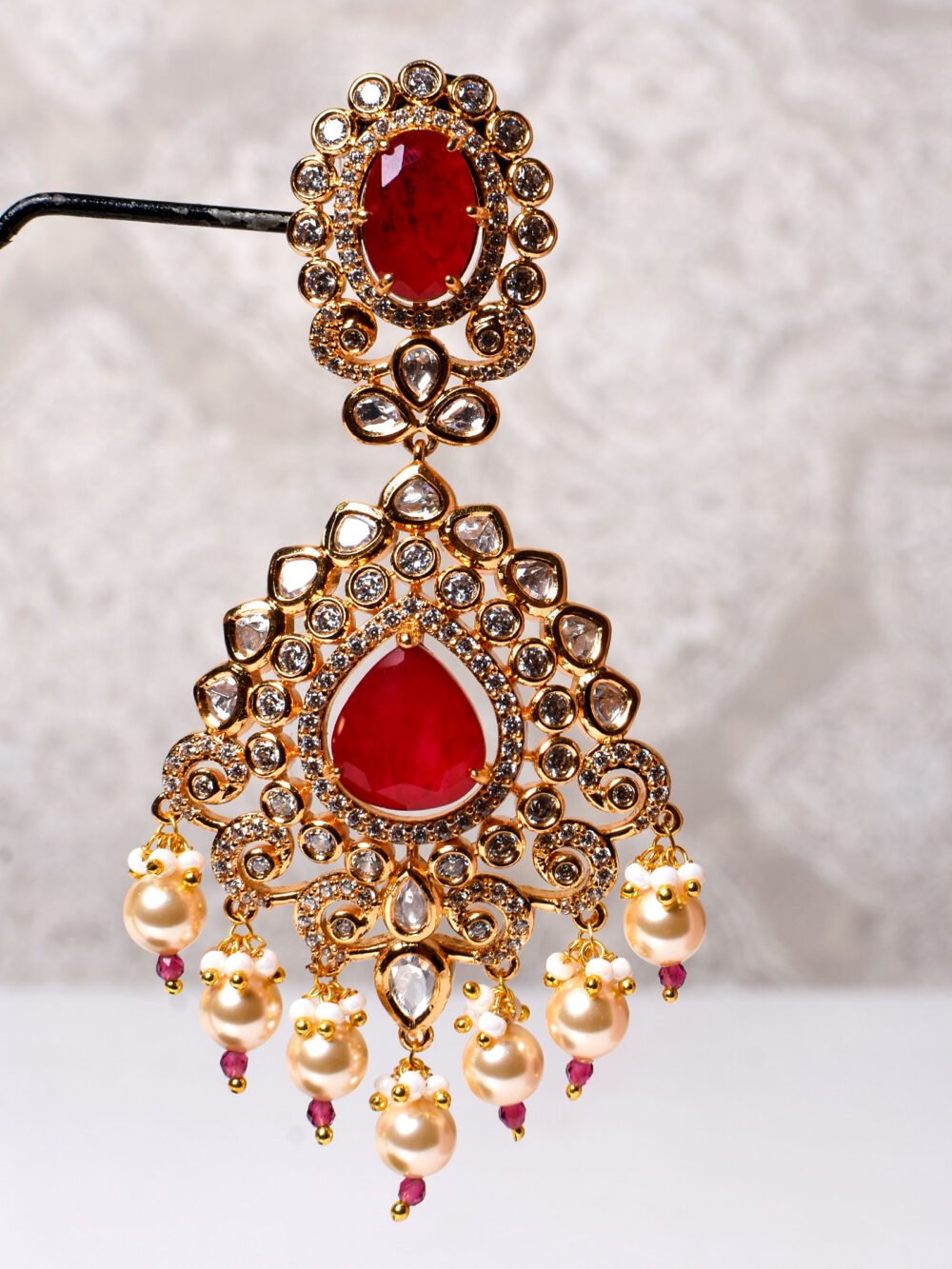 Jaagrithi Polki Choker Set - Image 6