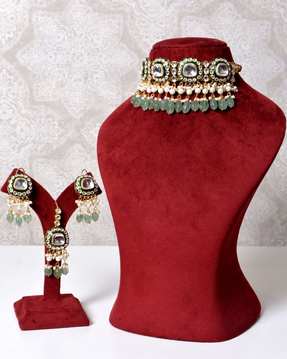 Adwita Polki Choker set - Image 6