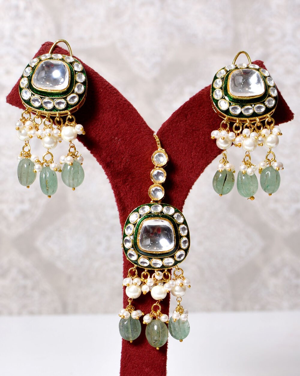 Adwita Polki Choker set - Image 4