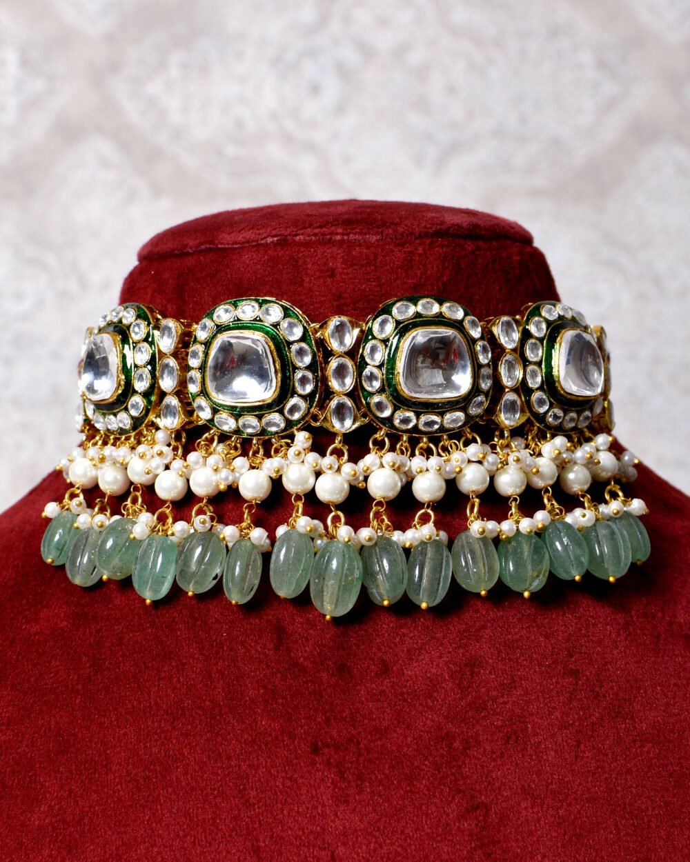 Adwita Polki Choker set - Image 2