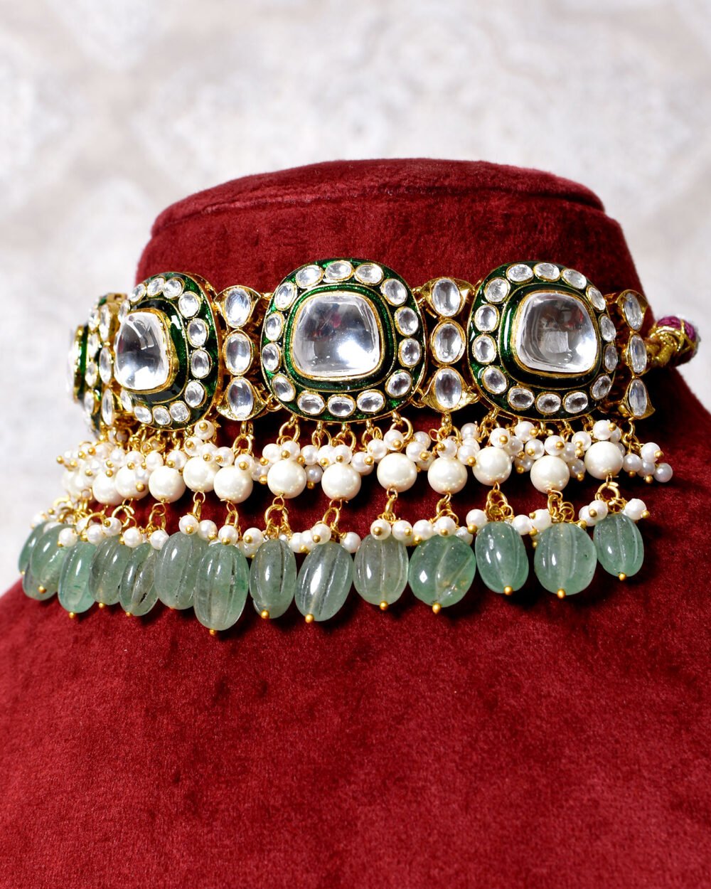 Adwita Polki Choker set - Image 3