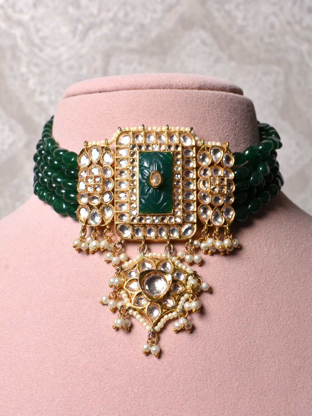 Manvi Polki Choker Set - Image 2