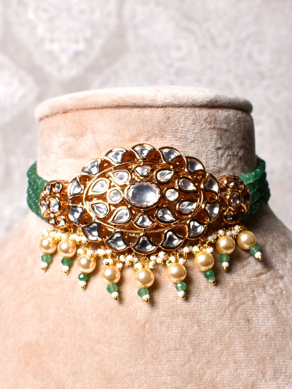 Madhira Polki Choker Set - Image 2