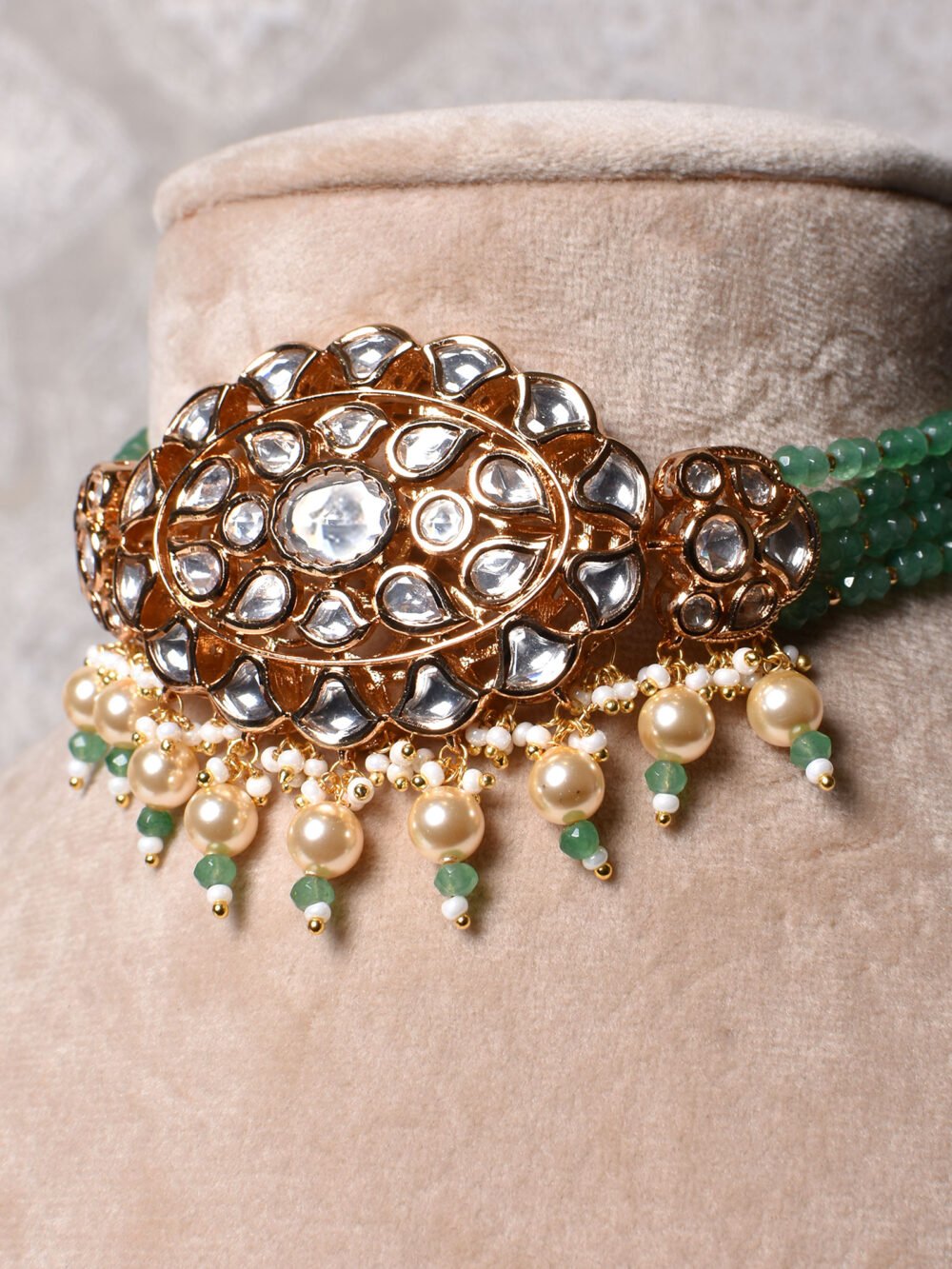 Madhira Polki Choker Set - Image 3
