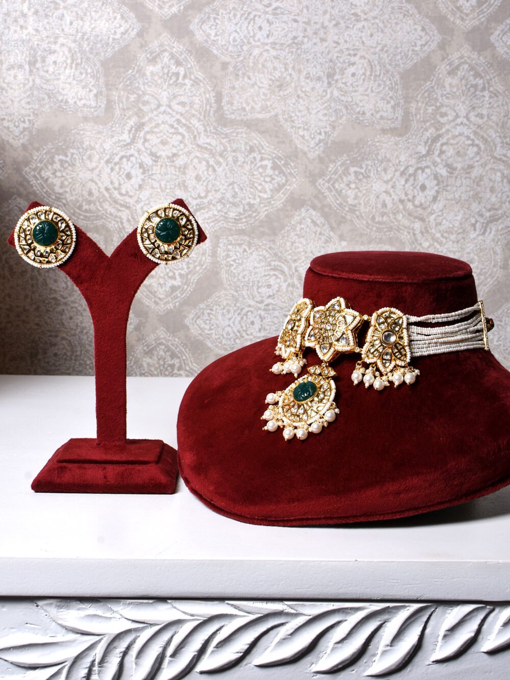 Maanavika Polki Choker Set