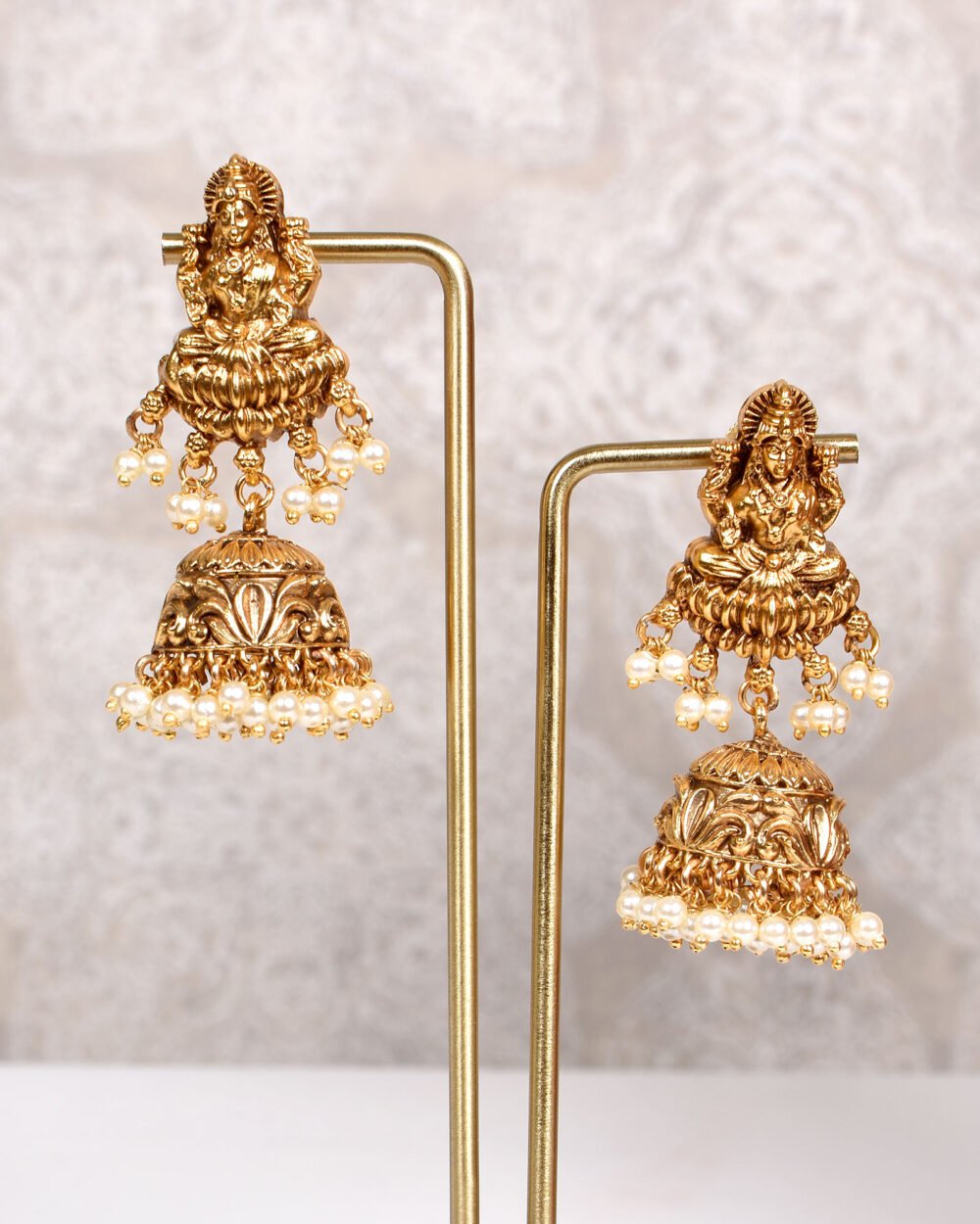 Aarna Antique Temple Necklace Set - Image 4