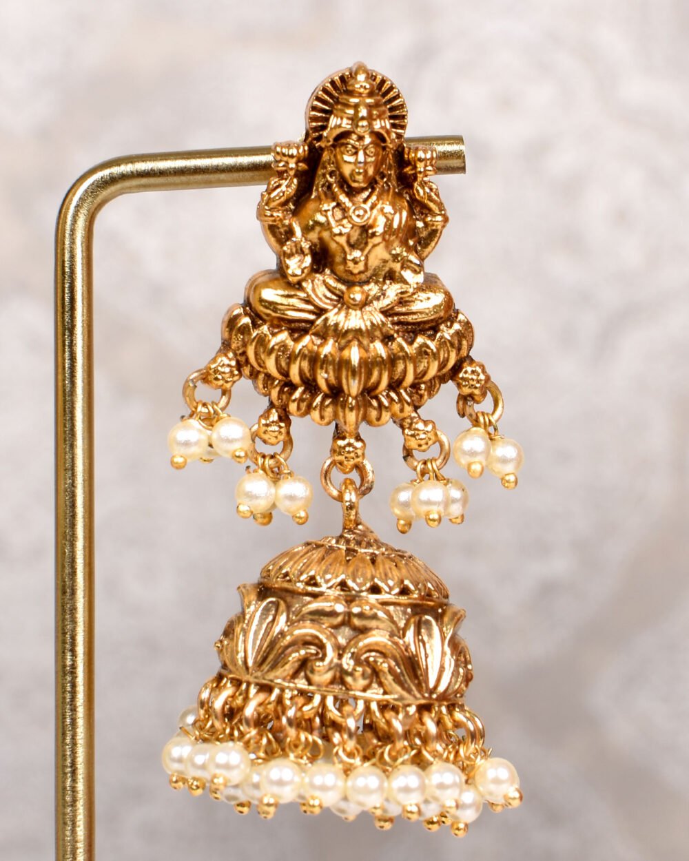 Aarna Antique Temple Necklace Set - Image 5