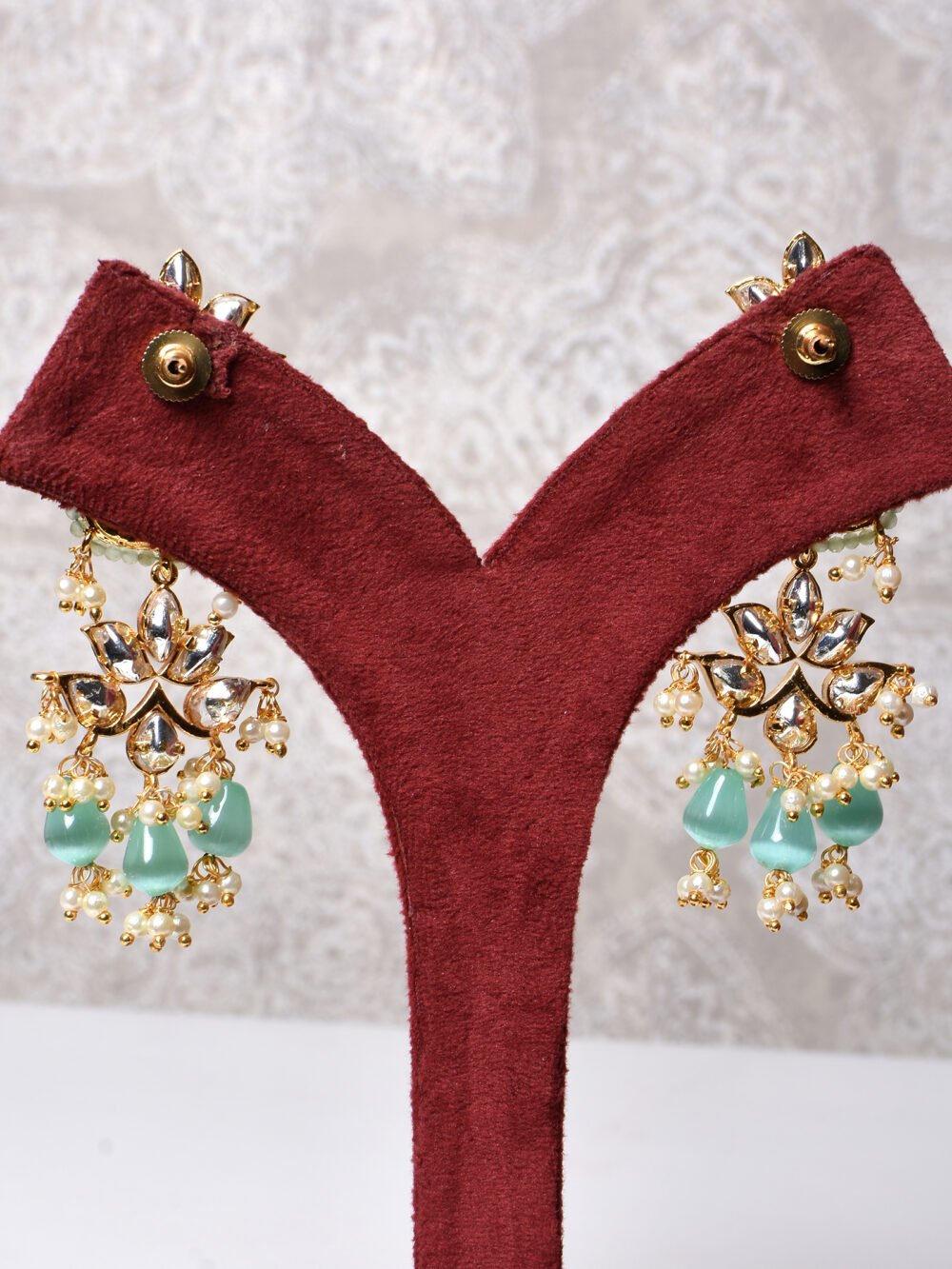Manhitha Polki Choker Set - Image 4