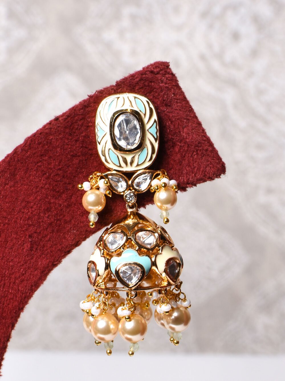 Madhuja Polki Choker Set - Image 4