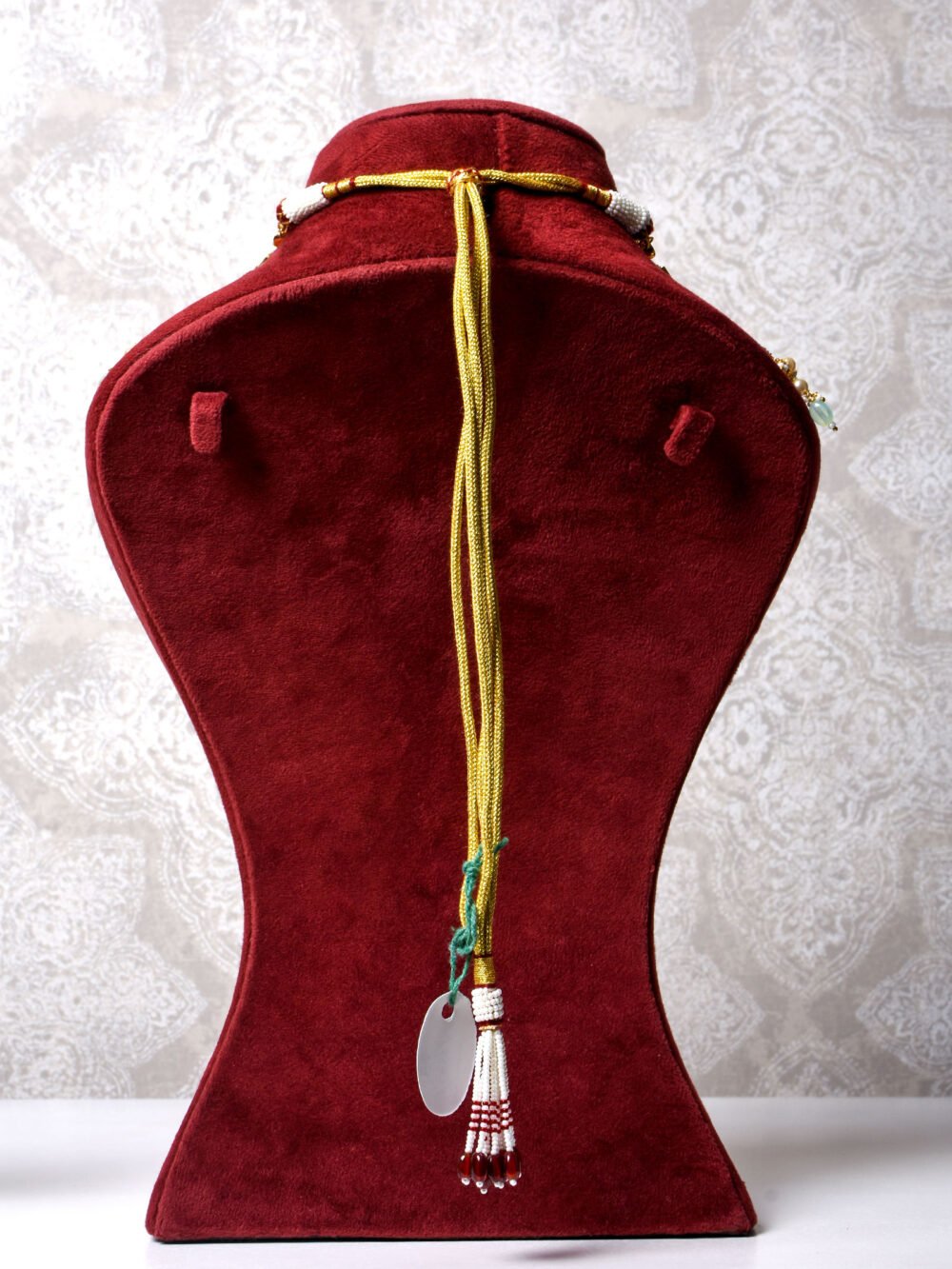 Aashiyana Polki Bridal Necklace Set - Image 7