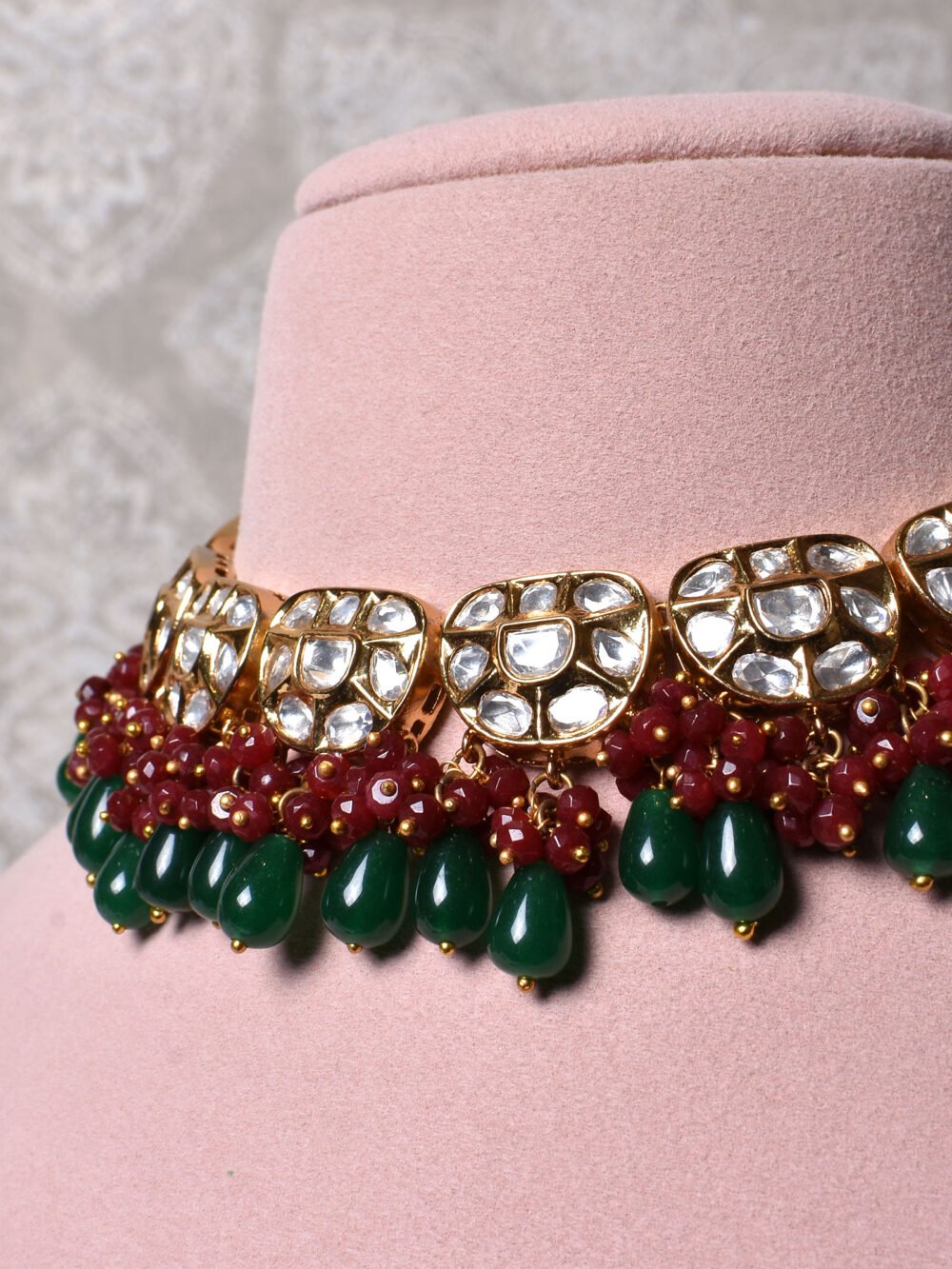 Kaveri Polki Necklace Set - Image 2