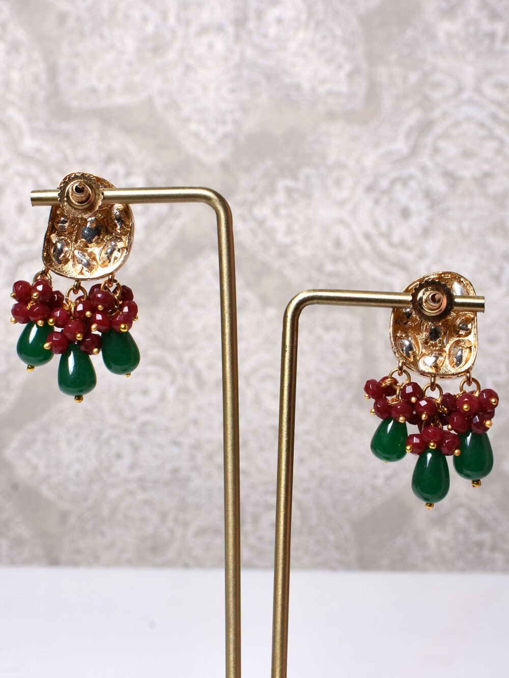 Kaveri Polki Necklace Set - Image 7