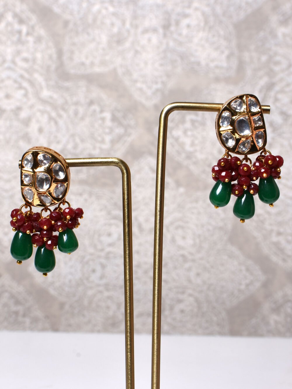 Kaveri Polki Necklace Set - Image 5