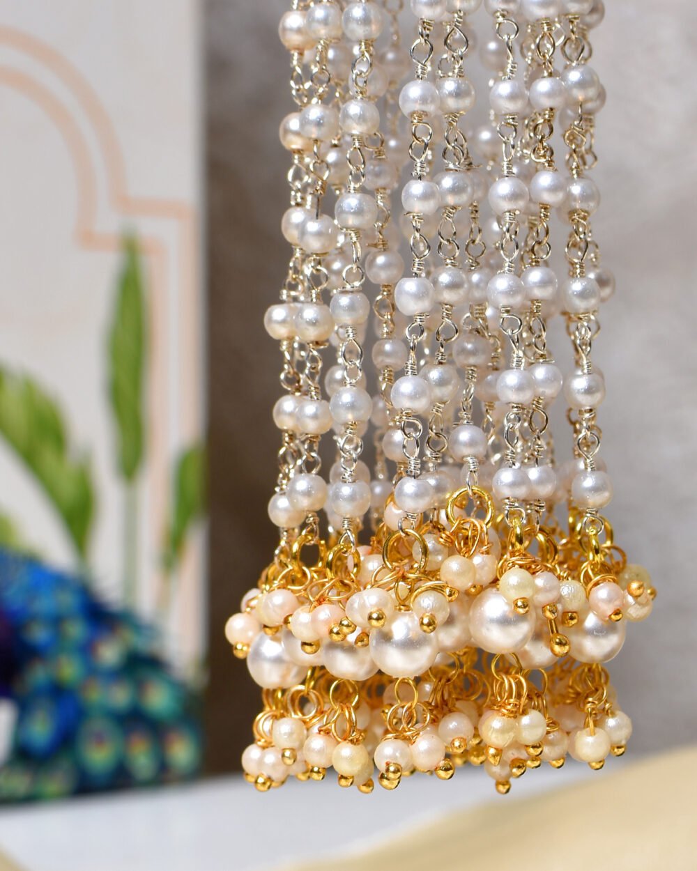 Jiva Oversized Jhumka Earrings - Image 3