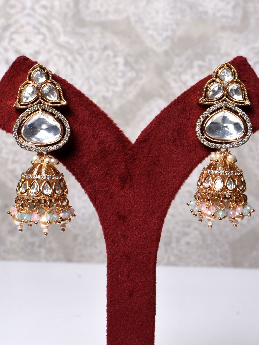 Kashika Polki Necklace Set - Image 5