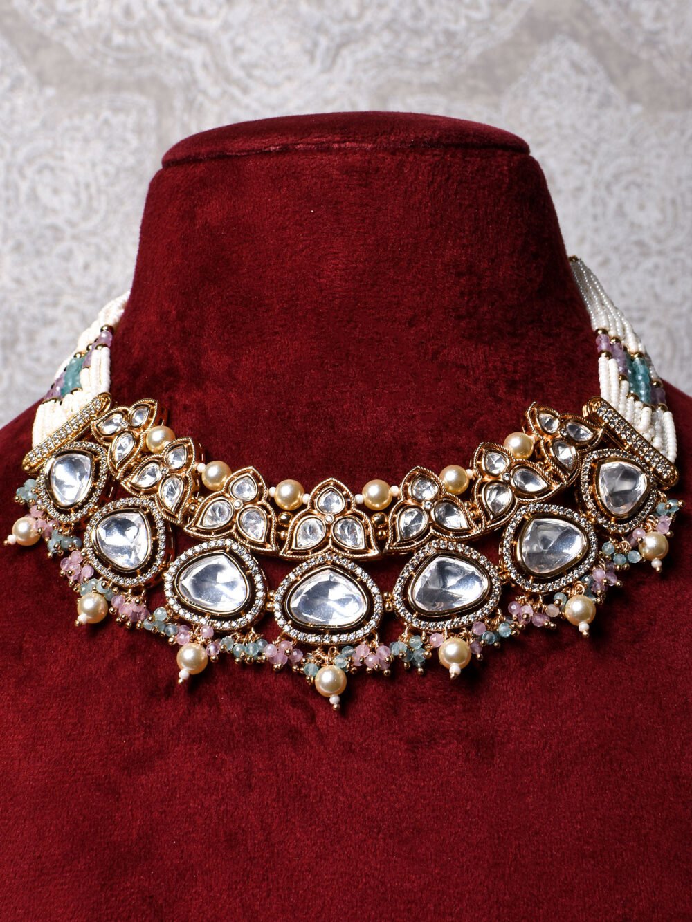 Kashika Polki Necklace Set