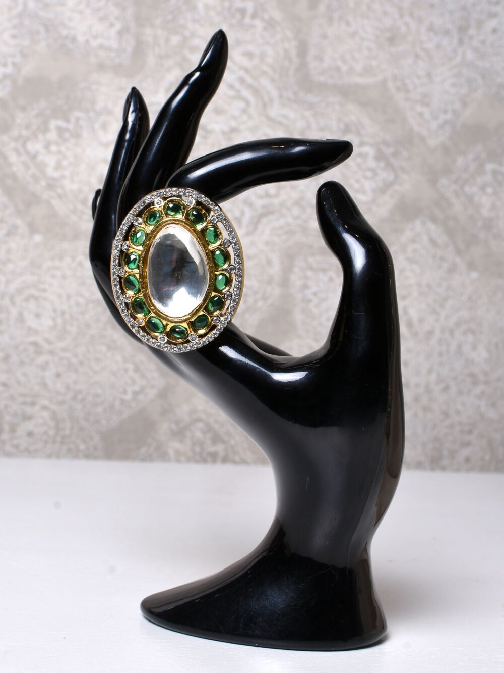Indrina Polki Necklace Set - Image 6