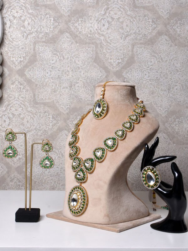 Indrina Polki Necklace Set