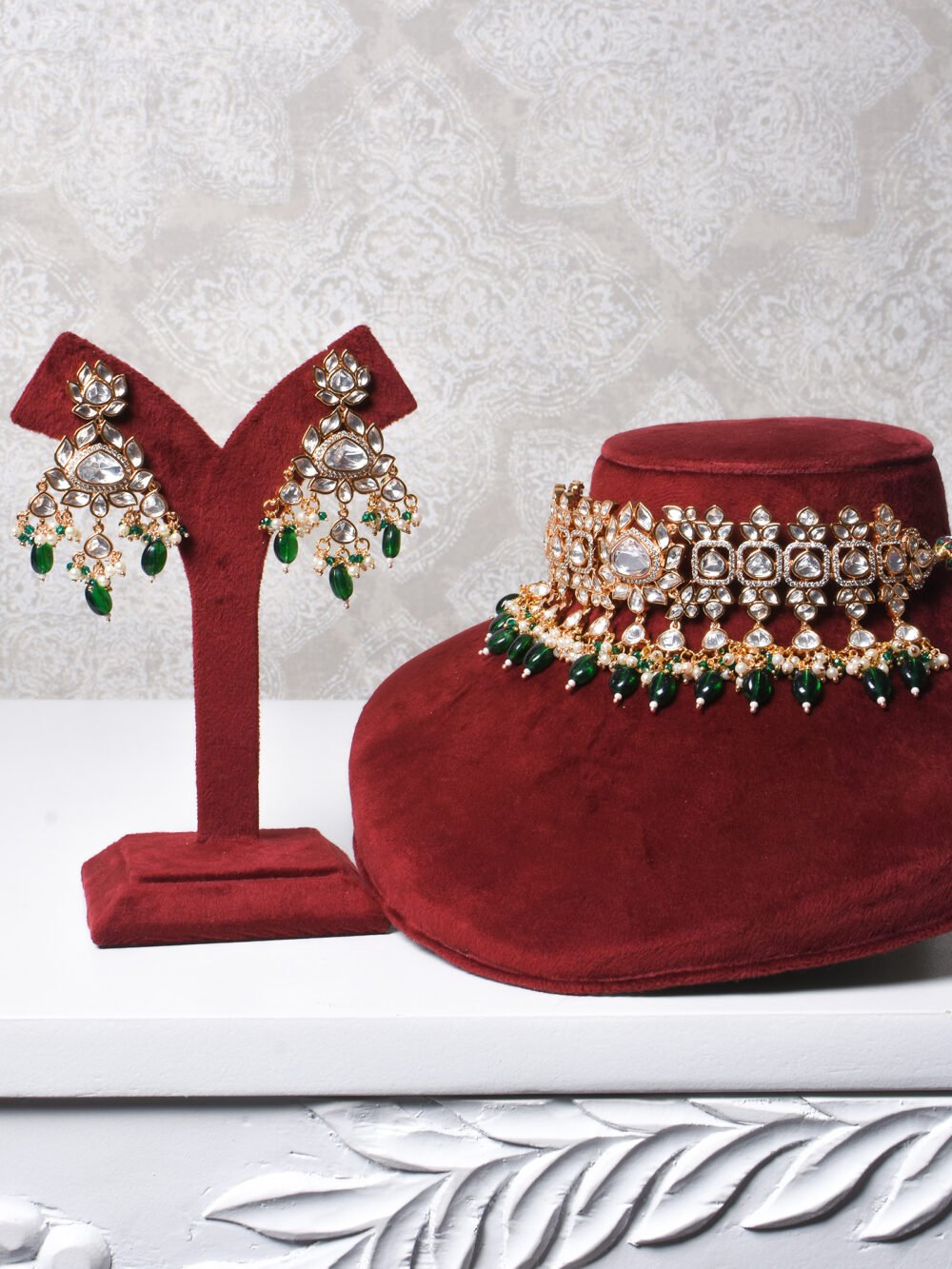 Karnika Polki Choker Set - Image 2