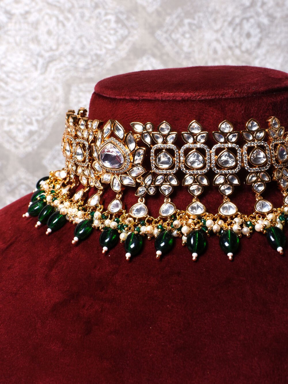 Karnika Polki Choker Set - Image 3
