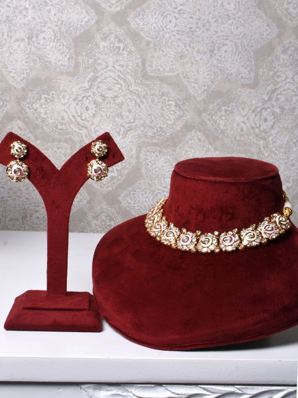Isheeta Polki Necklace Set - Image 2