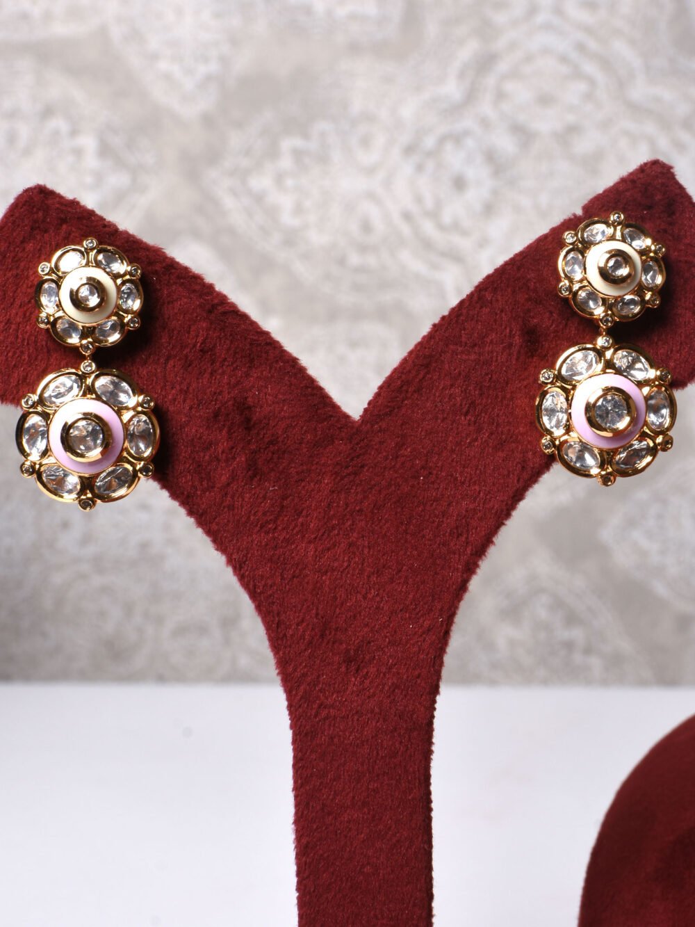 Isheeta Polki Necklace Set - Image 5