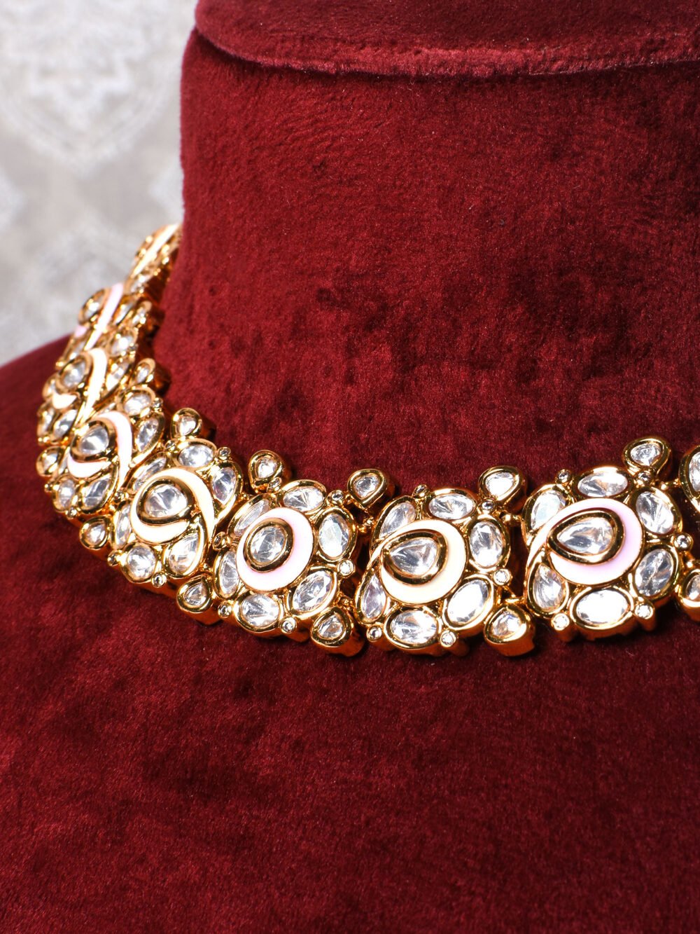 Isheeta Polki Necklace Set - Image 3