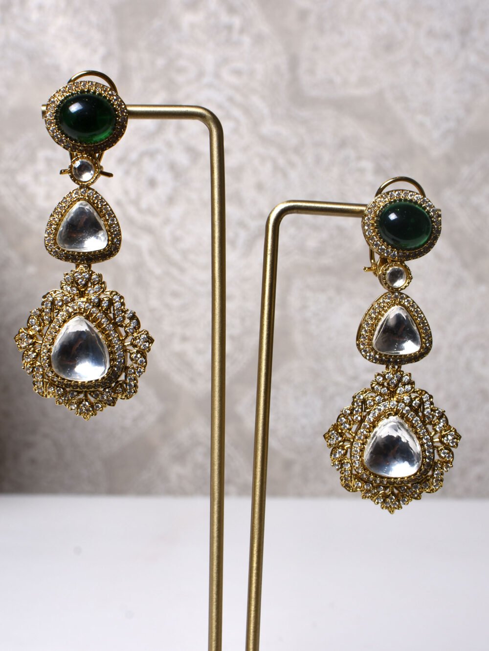 Idika Polki Necklace Set - Image 4