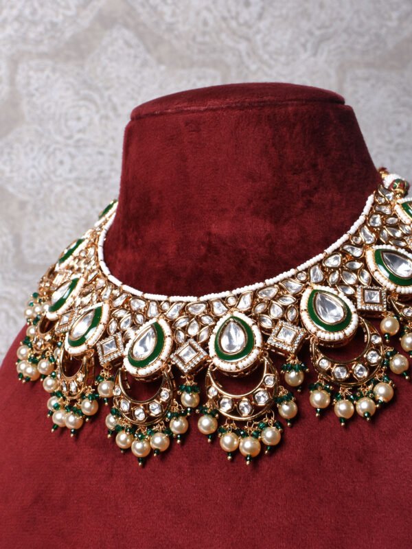 Indrani Polki Bridal Necklace Set