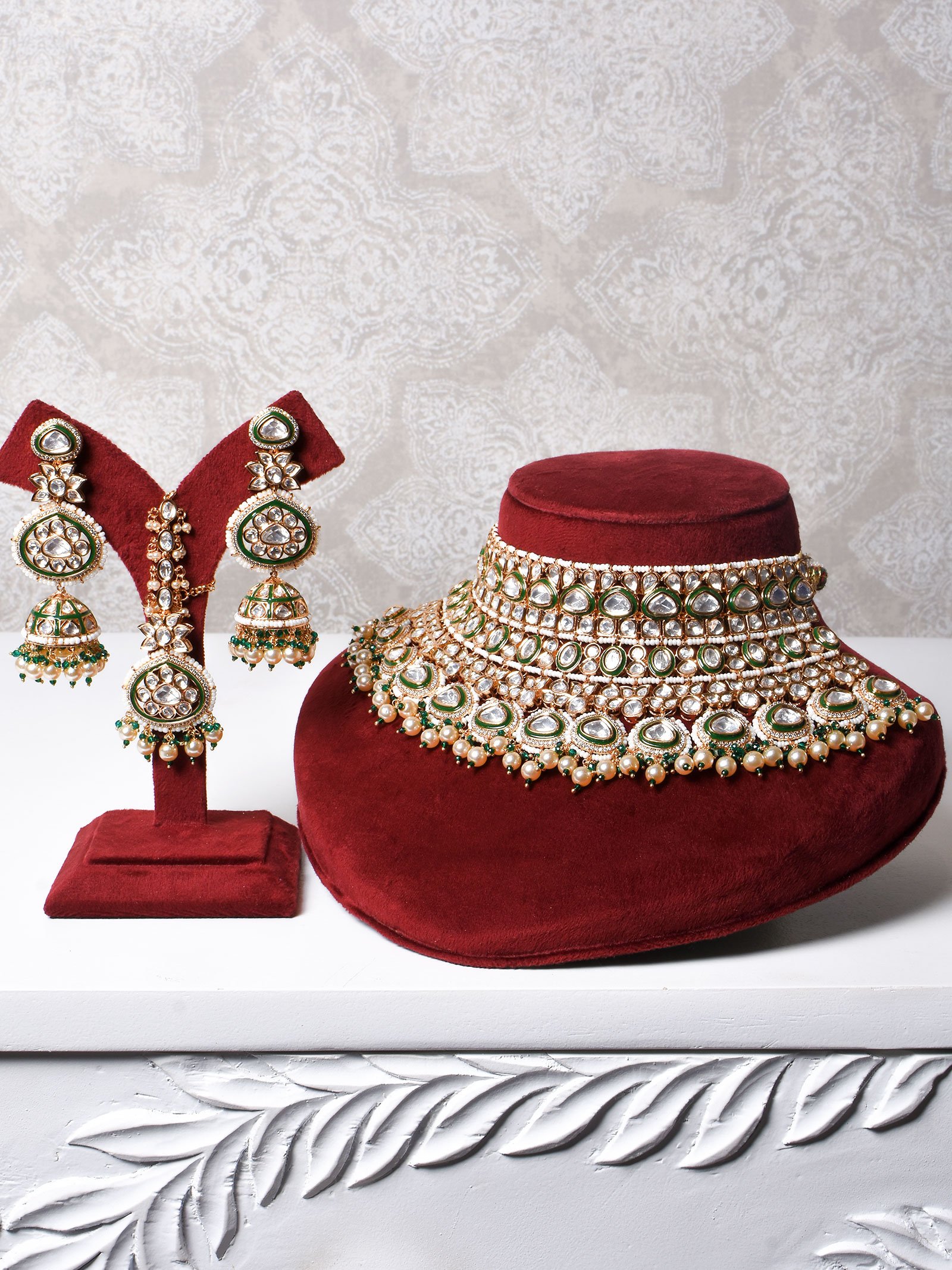 Padmini Polki Bridal Necklace Set