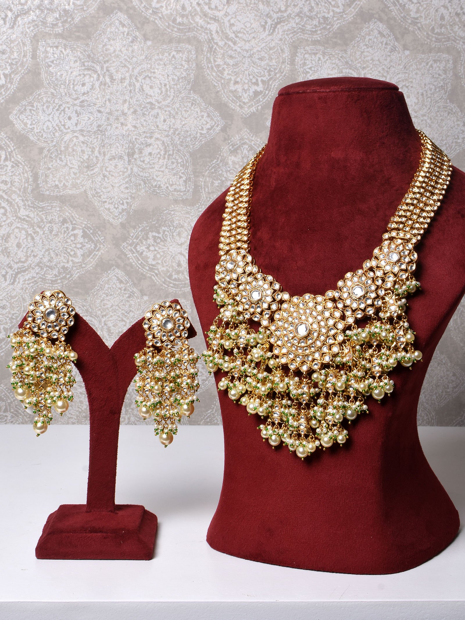 Chitrakshi Polki Bridal Necklace Set