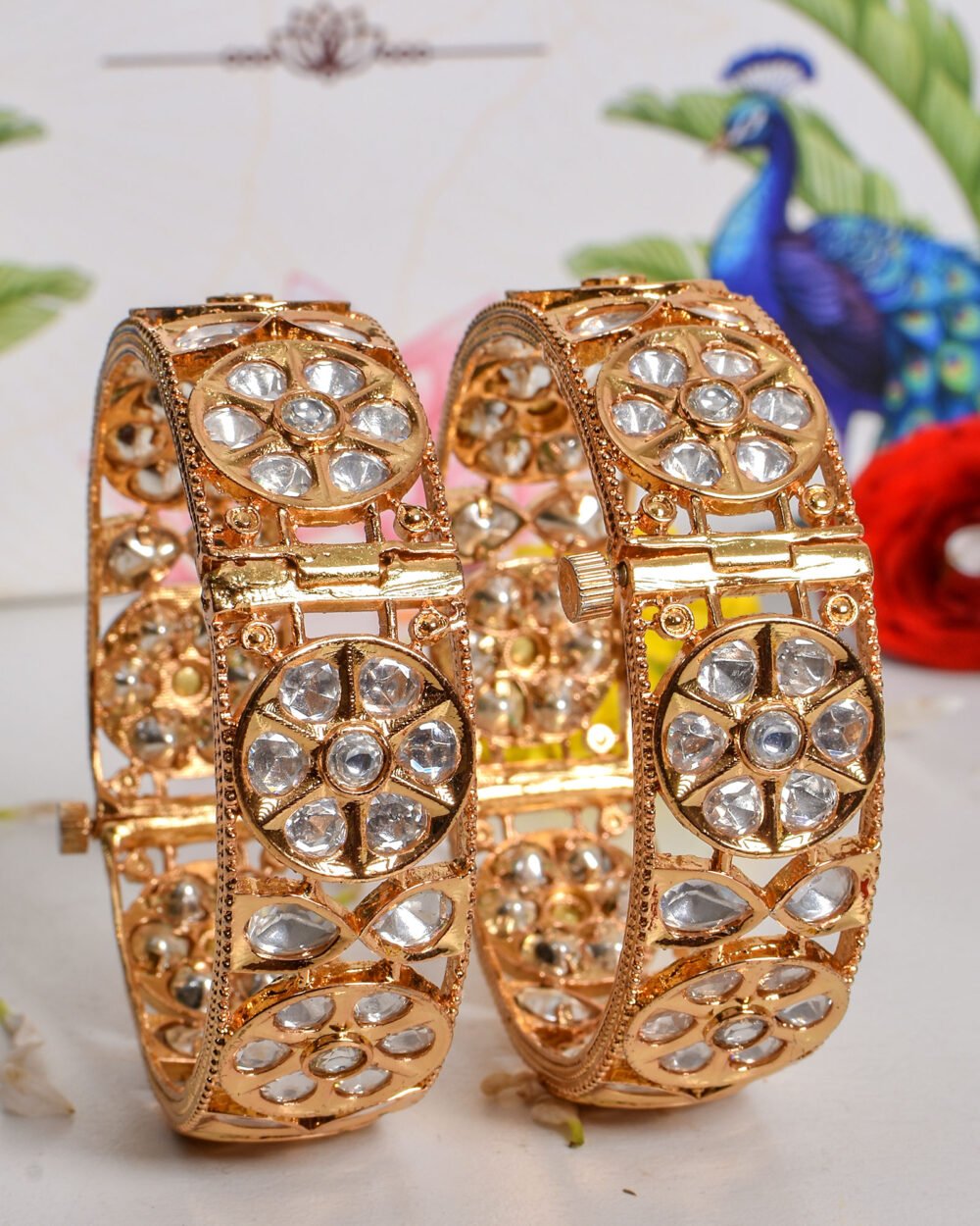 Radnya Polki Bangles