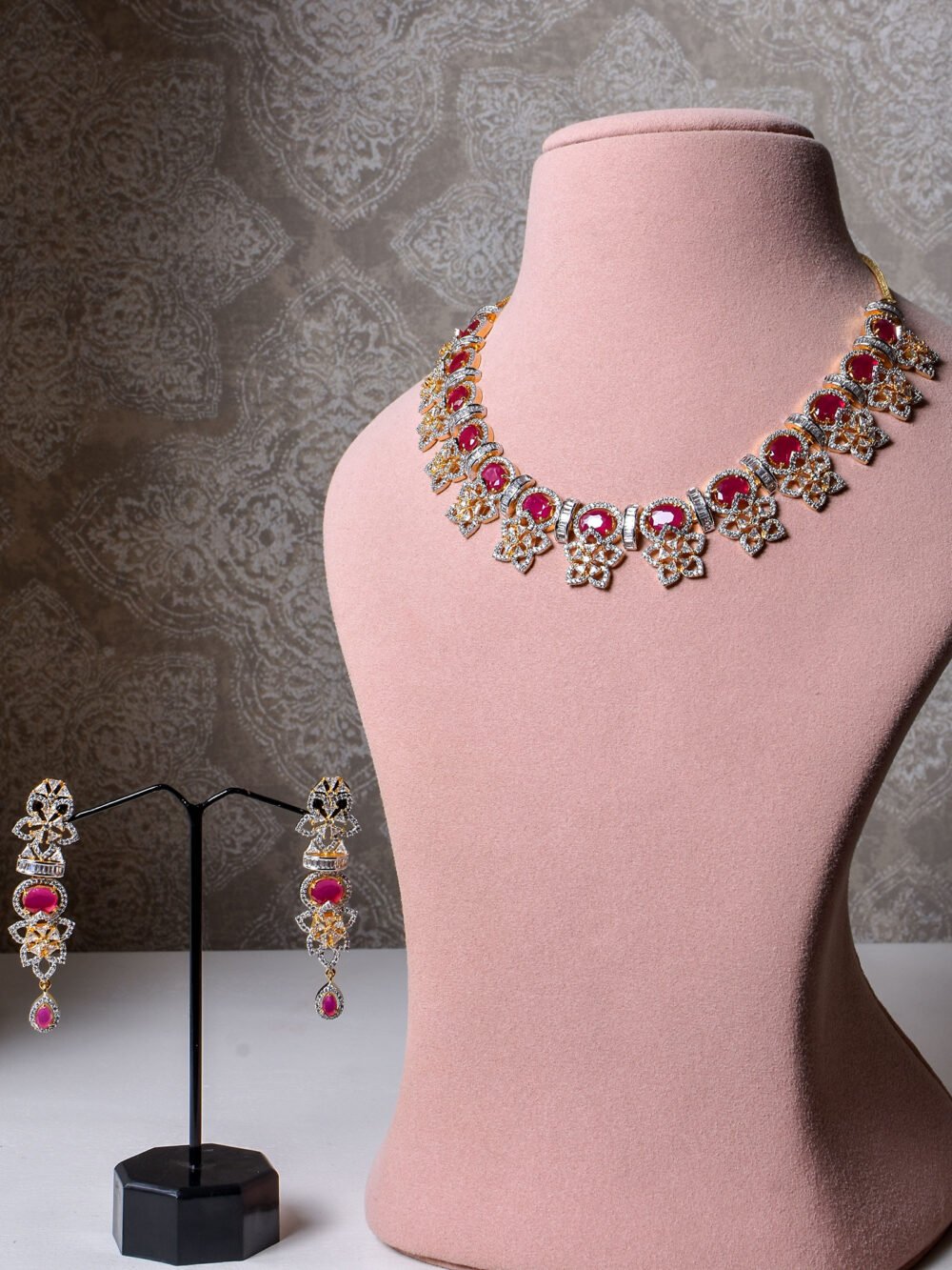 Nyrah Diamond Necklace Set - Image 2