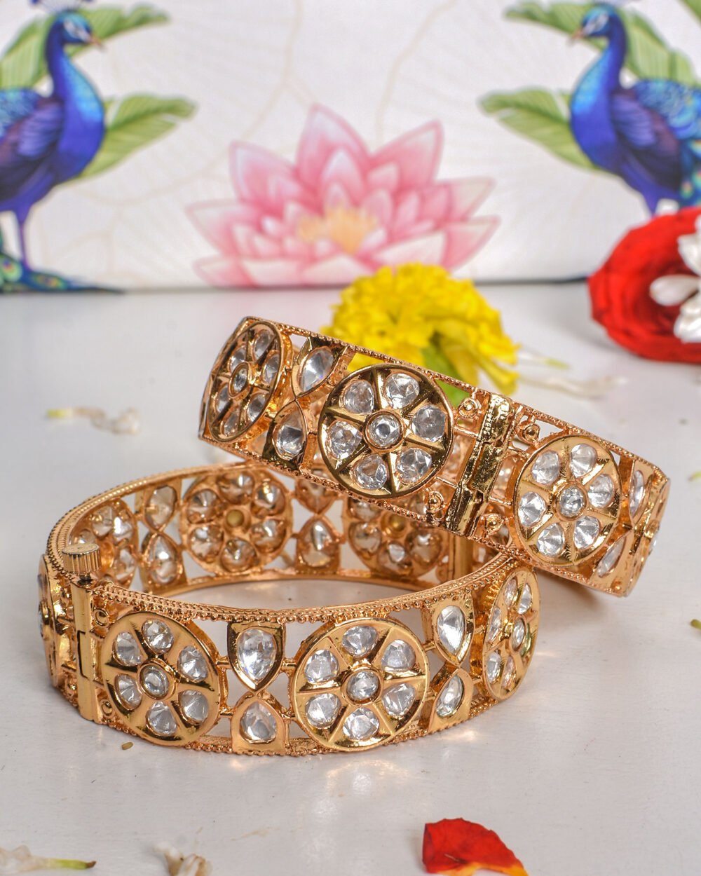 Radnya Polki Bangles - Image 2