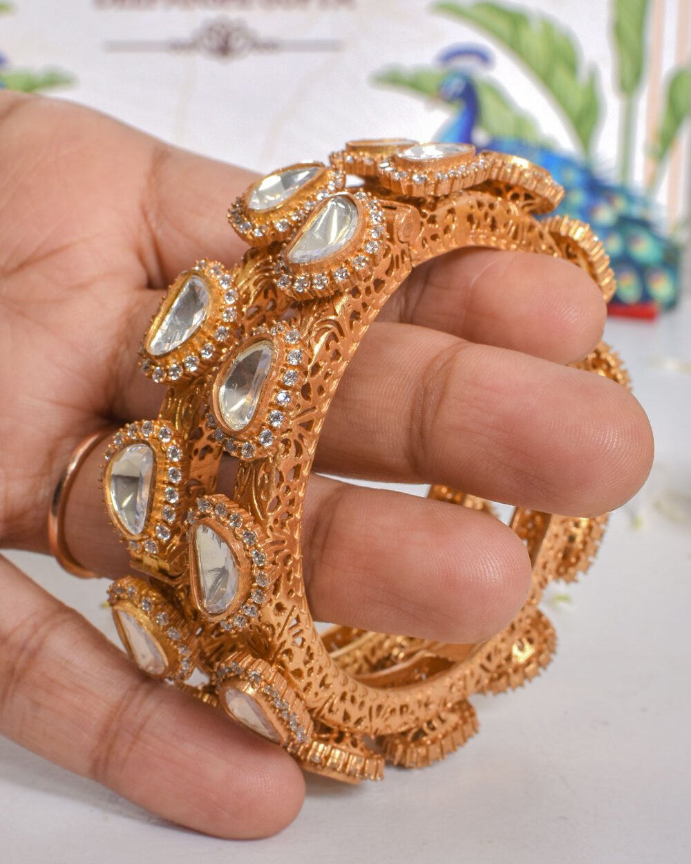 Rahi Polki Pacheli Bangles
