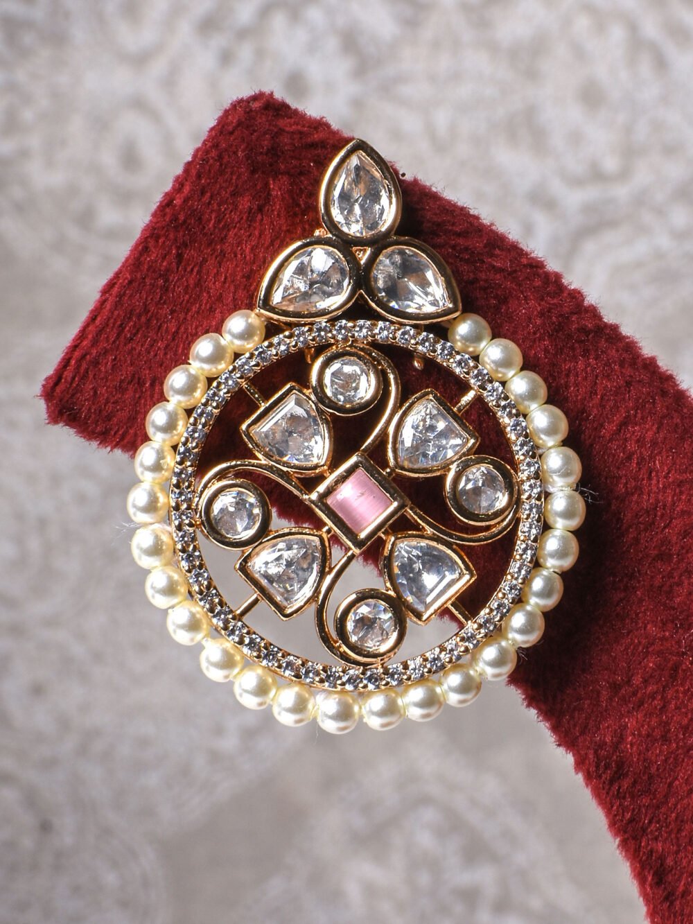 Sahasra Polki Choker Set - Image 4
