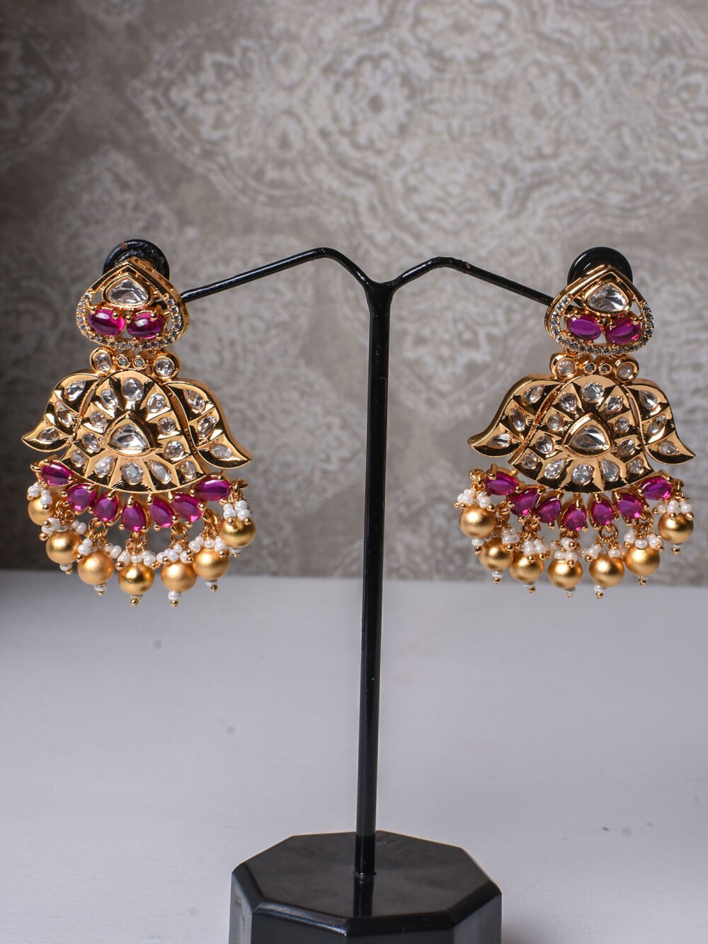 Nadiya Polki Choker Set - Image 4