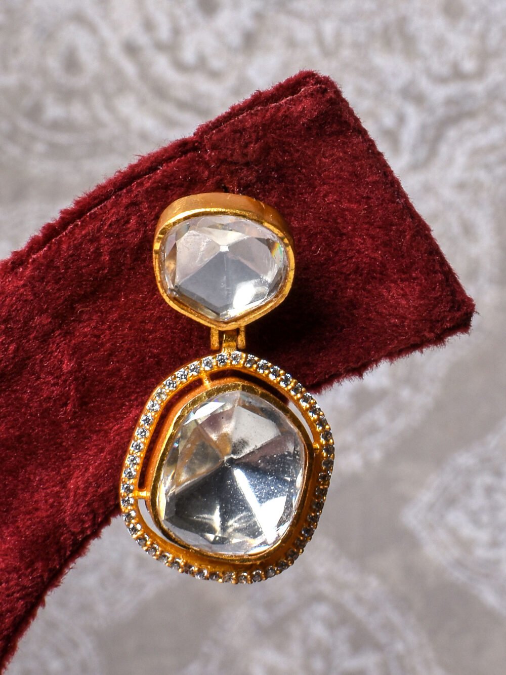 Samaya Polki Necklace Set - Image 5