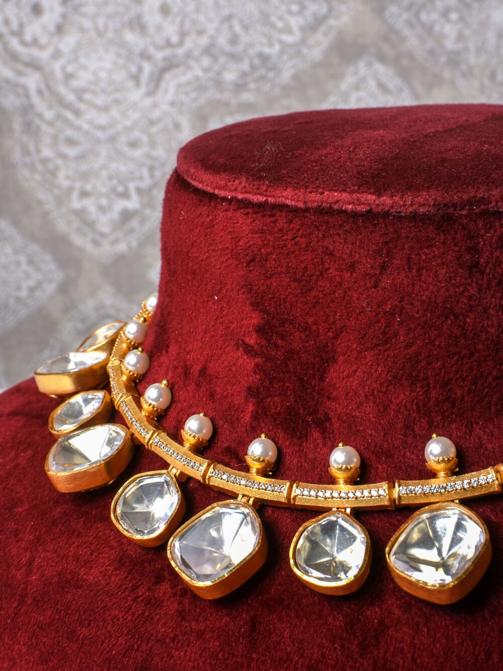Samaya Polki Necklace Set - Image 4