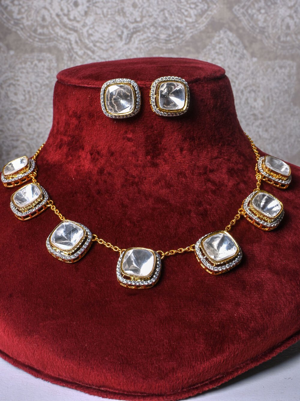 Aashvi Polki Necklace Set